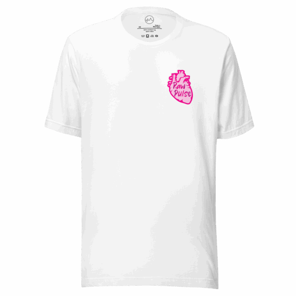 Raw Heart White Tee