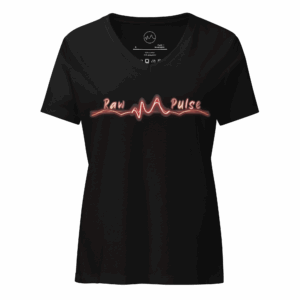 Vibrations of Life Women's Fitted Black Tee