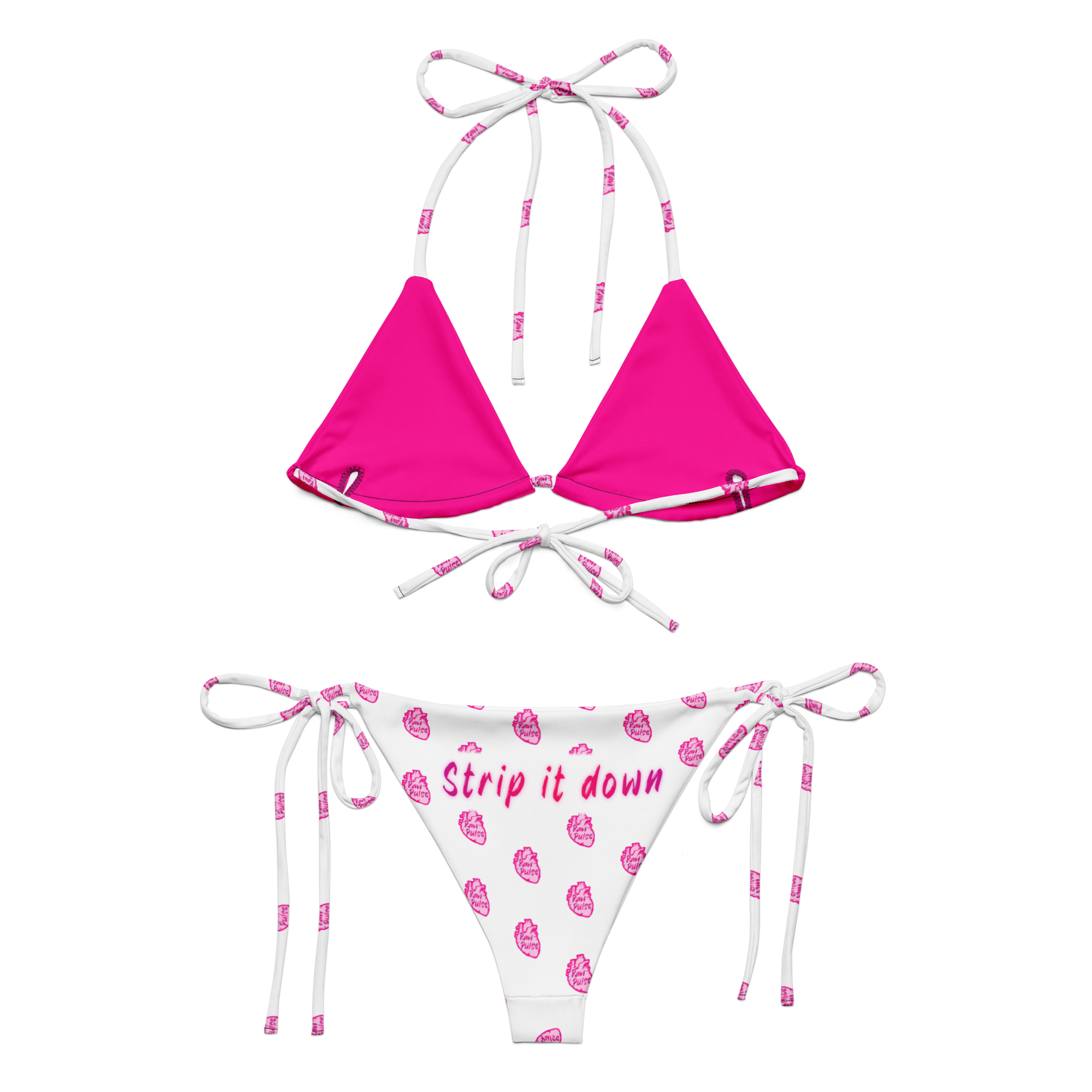 Strip it down Hedonism Edition White Bikini