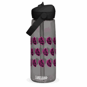 Raw Heart Hedonism Edition Charcoal Water Bottle