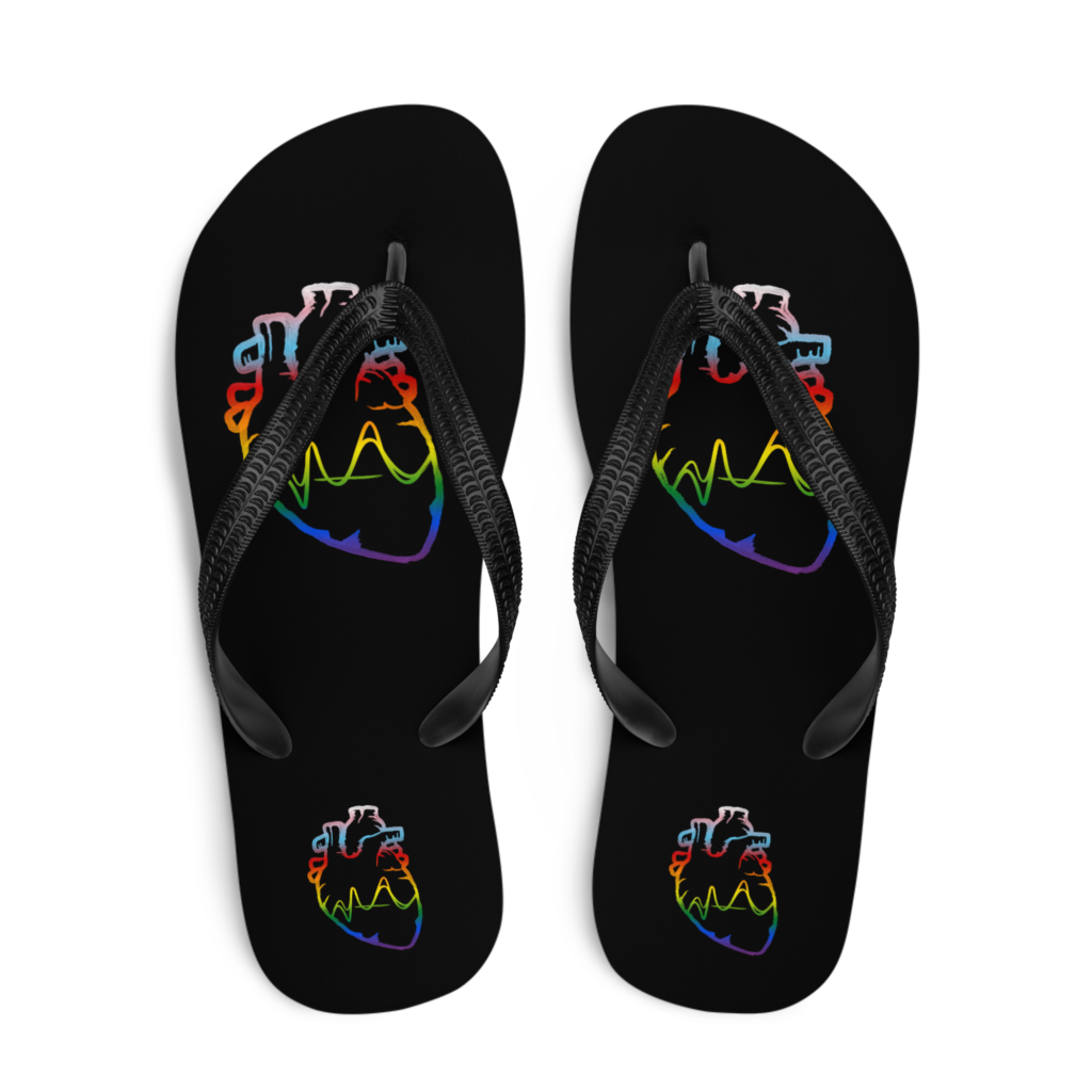 Rhythms of the Heart Limited Edition Pride Flip Flops