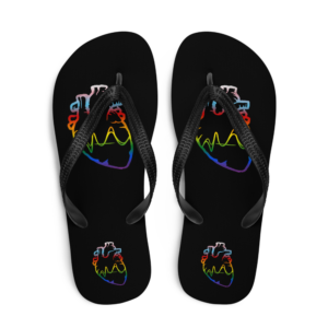 Rhythms of the Heart Limited Edition Pride Flip Flops